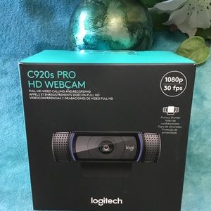 WEBCAM - LOGITECH C920s PRO HD WEBCAM. 1080p 30 fps. PRIVACY SHUTTER.